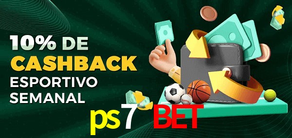 10% de bônus de cashback na ps7 bet